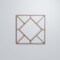 Ekena Millwork Medium Hudson Decorative Fretwork Wood Wall Panels, Wood (Paint Grade), 15 3/8"W x 15 3/8"H x 3/8"T WALW16X16X0375HSNMF - alternate 2